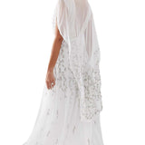 ASOS EDITION Embellished Cape Wedding Dress