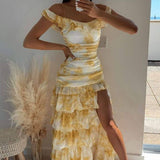 Atoir Gold Amber Back To Love Dress