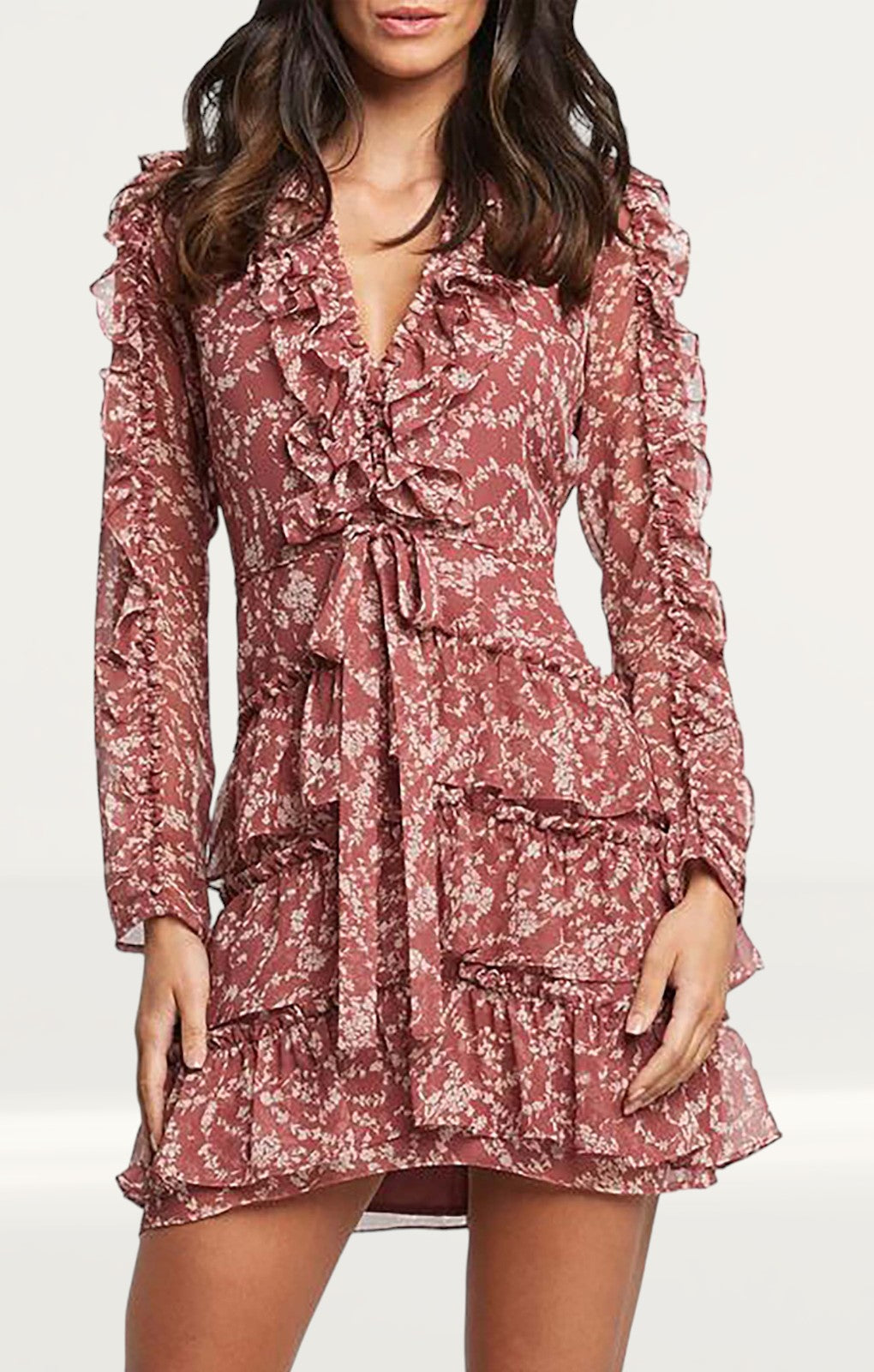 Bardot Alessia Frill Dress
