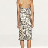 Bardot Leopard Print Slip Dress
