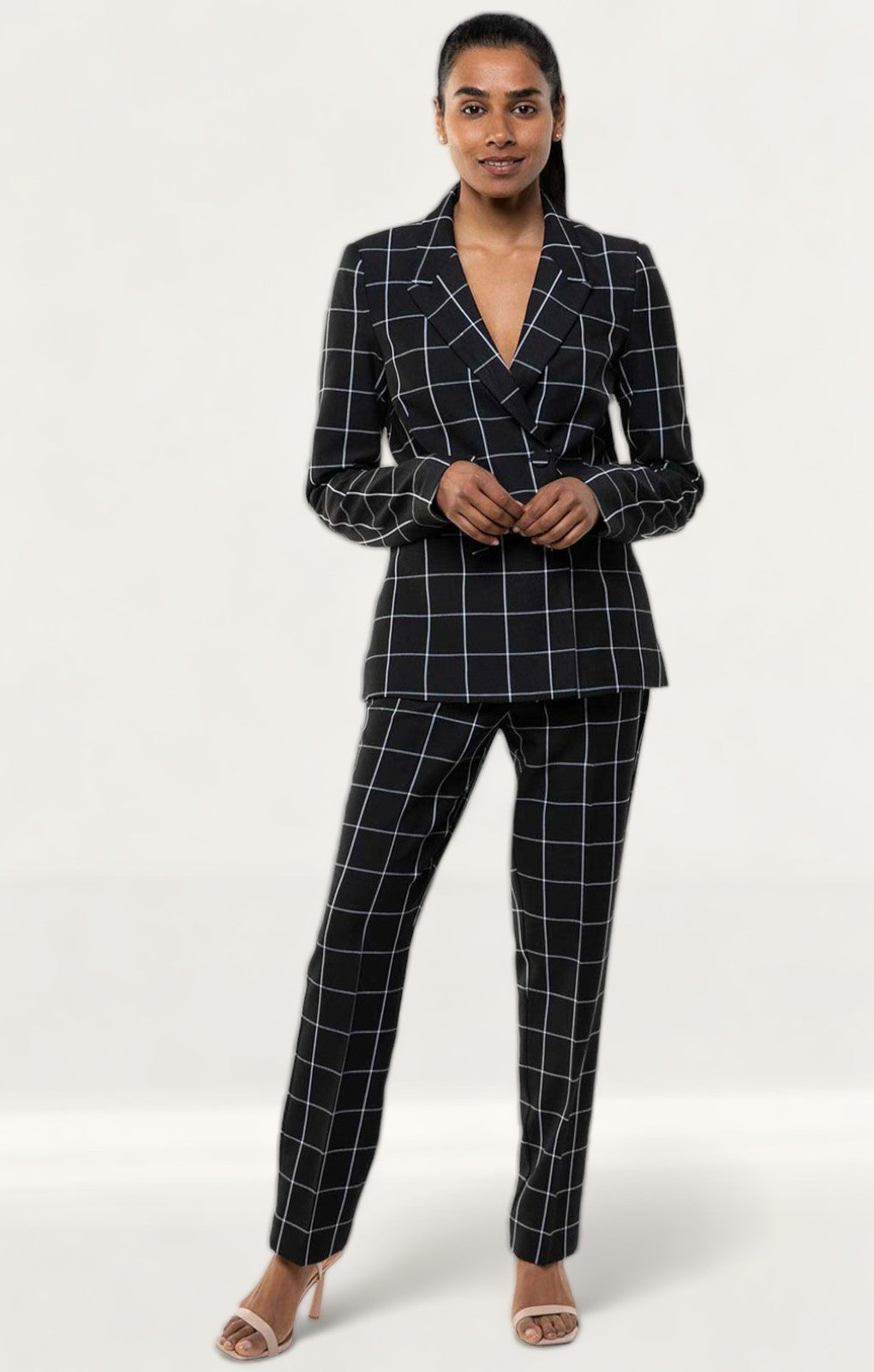 Bardot London Check Blazer & Trouser Co-Ord