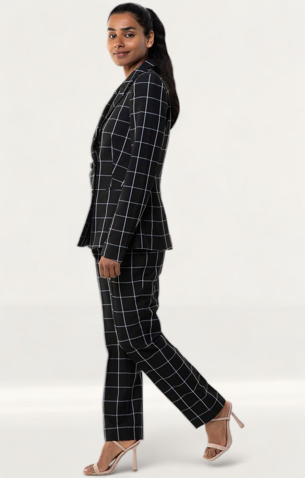 Bardot London Check Blazer & Trouser Co-Ord