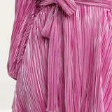 Bardot Pink Shine Bellissa Pleat Dress