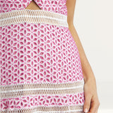 Bardot Pink Shock Camille Dress