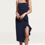 Bardot Rona Midi Dress in Navy