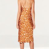 Bardot Sketched Spot Printed Slip Dress