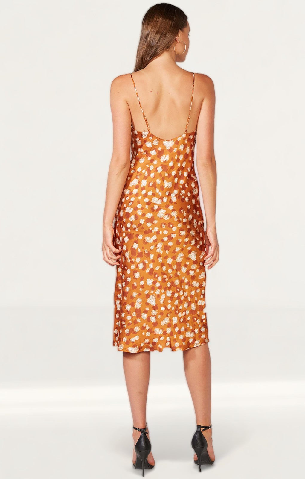 Bardot Sketched Spot Printed Slip Dress