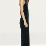 Bardot Strappy Navy Raven Dress
