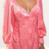 Bardot Watermelon Balloon Sleeve Mini Dress
