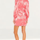 Bardot Watermelon Balloon Sleeve Mini Dress