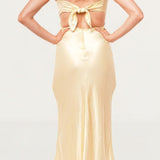 Bardot Yellow Malinda Slip Dress
