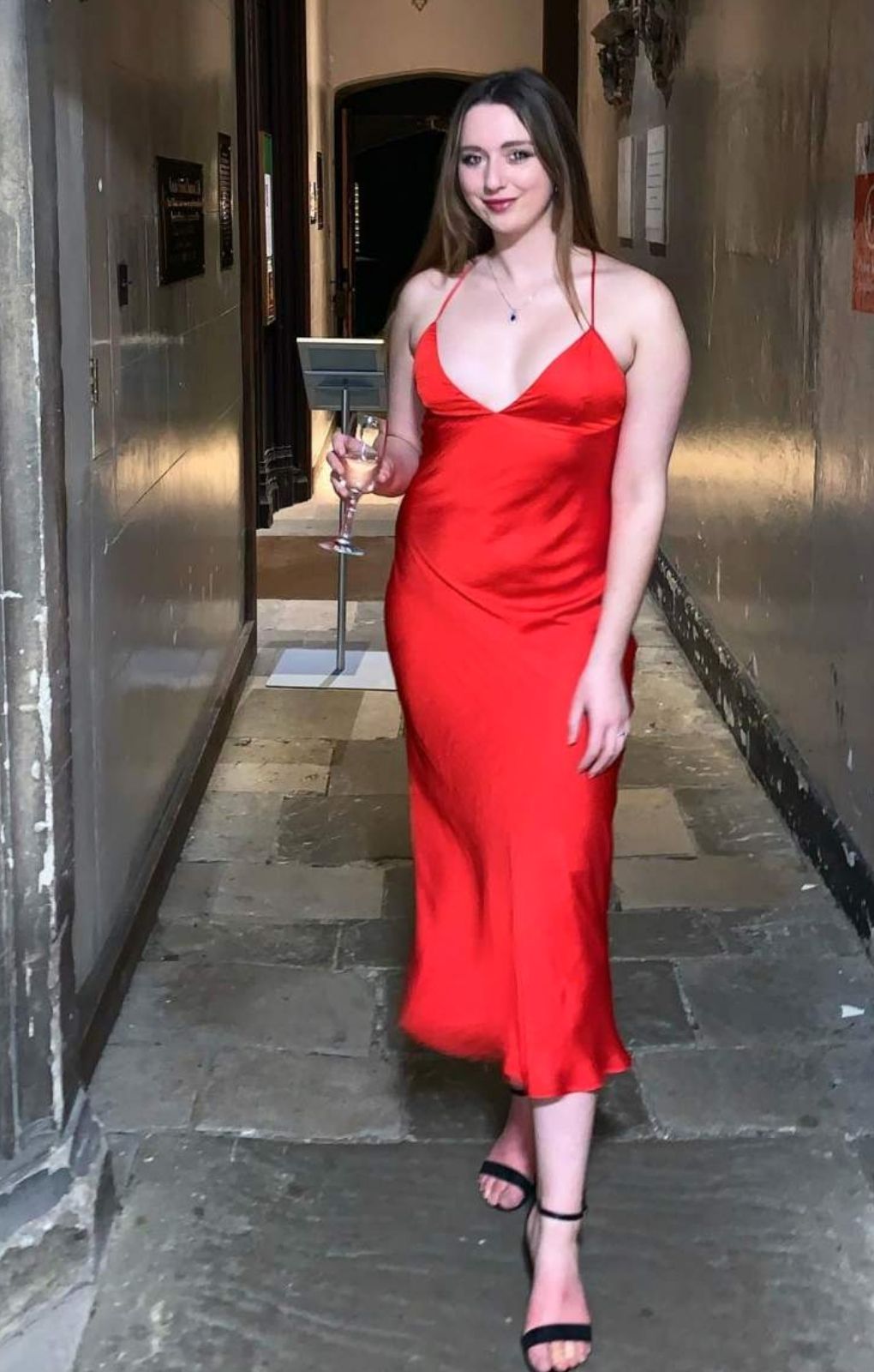 Bardot Fire Red Jassie Slip Dress