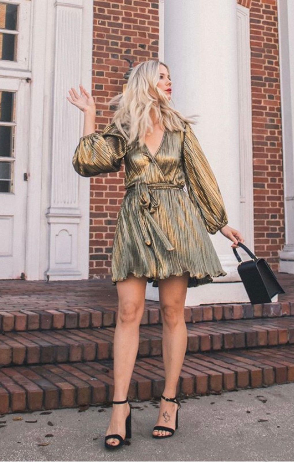Bardot Bellissa Pleat Dress