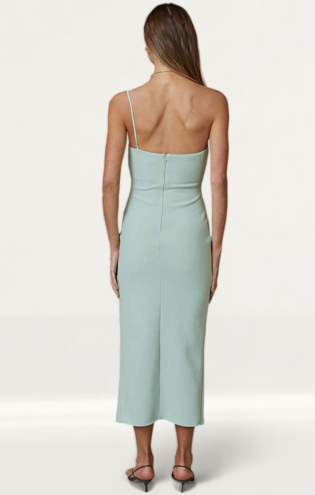 Bec + Bridge Fleur Asymmetric Midi Dress