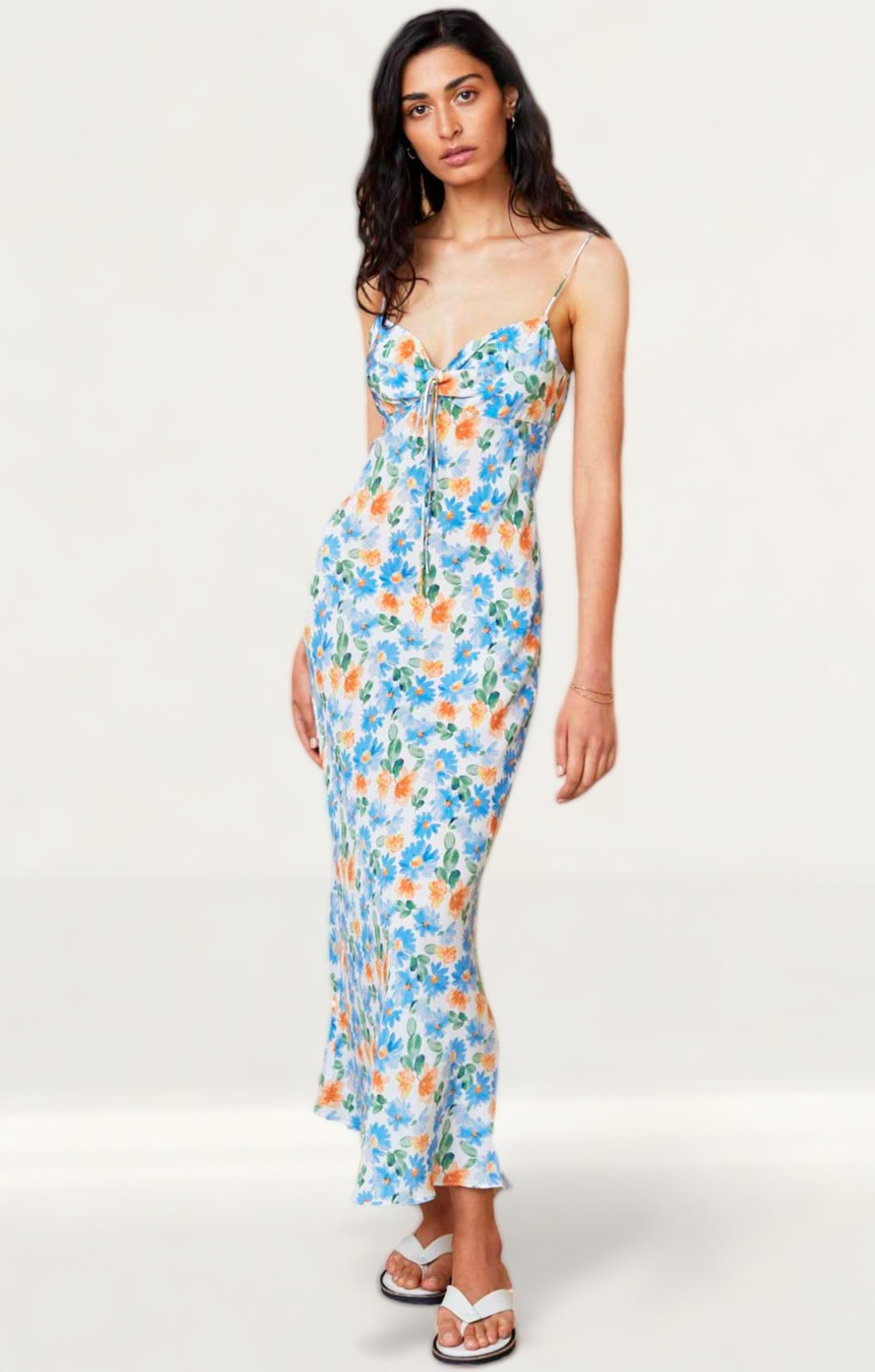 bec and bridge blue floral dress Floral Skies Mini Dress
