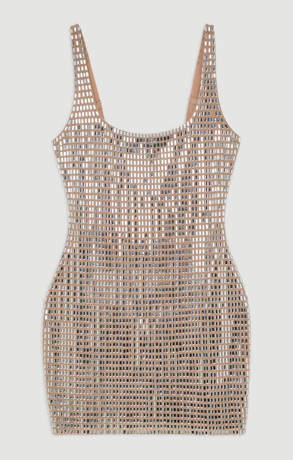 Karen Millen Premium Crystal Embellished Jersey Mini Dress