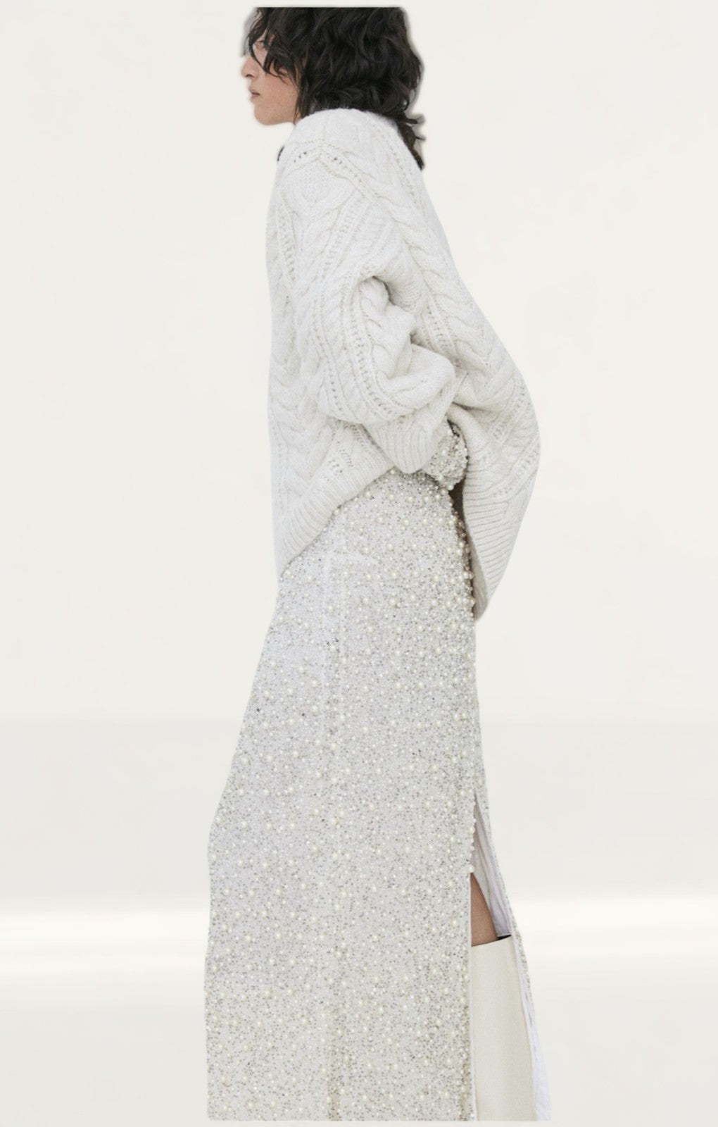 H&M Cable-knit Turtleneck Jumper