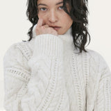 H&M Cable-knit Turtleneck Jumper