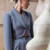 C/Meo Collective Grey Trouser Suit Co-Ord