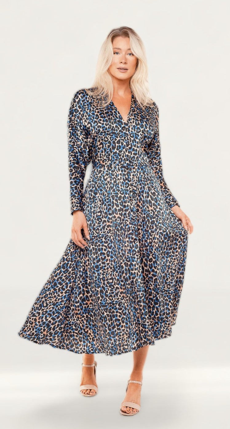 Crās Blue Leo Zoe Dress