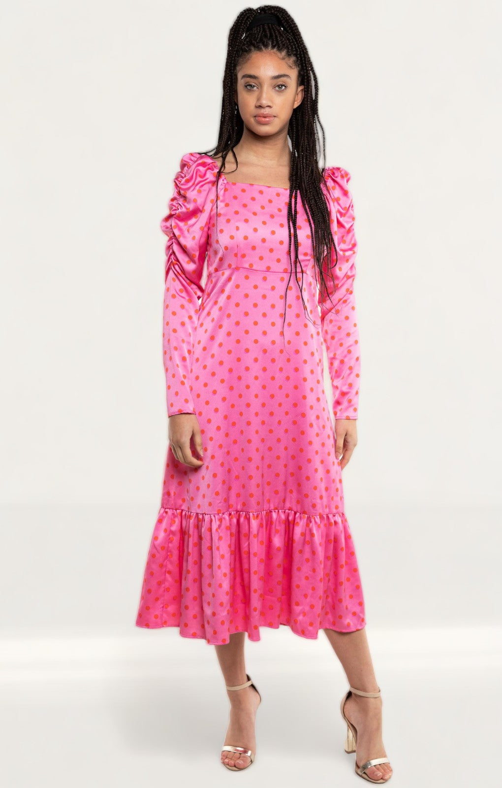 Crās Dotty Pink Pil Dress