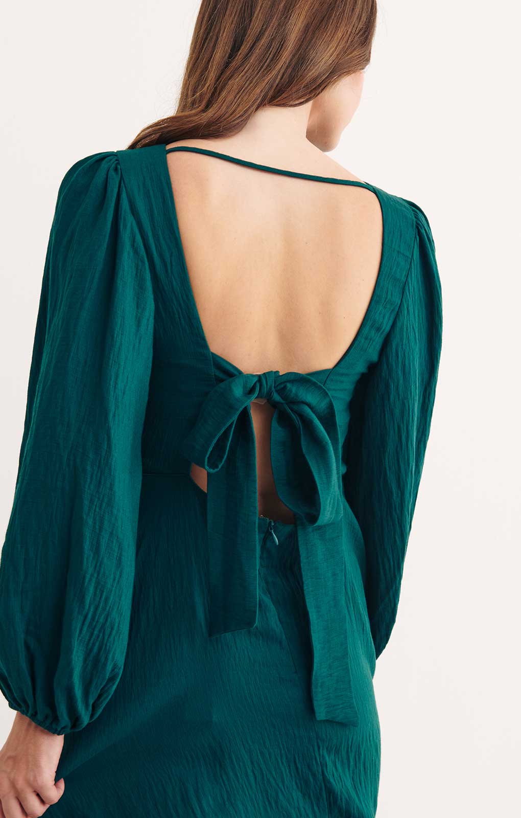 Nobody's Child Green Zola Midi Dress