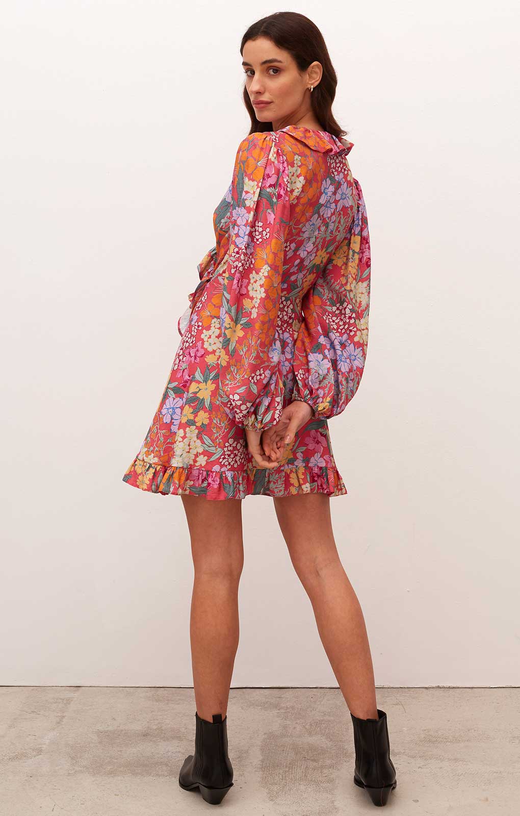 Nobody's Child Floral Jolene Mini Dress