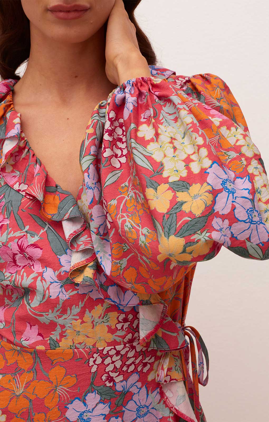 Nobody's Child Floral Jolene Mini Dress