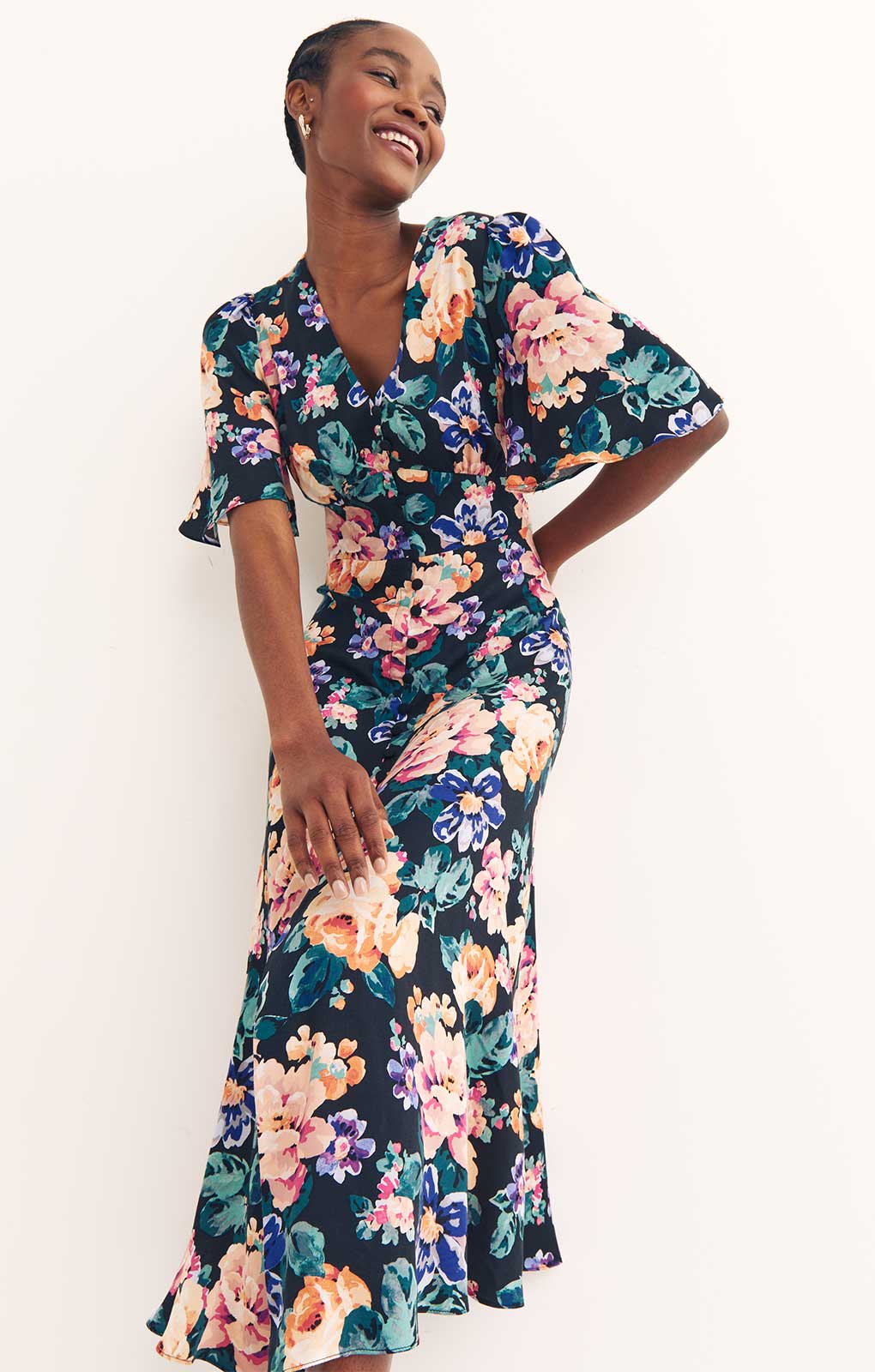Nobody's Child Erin Midi Dress