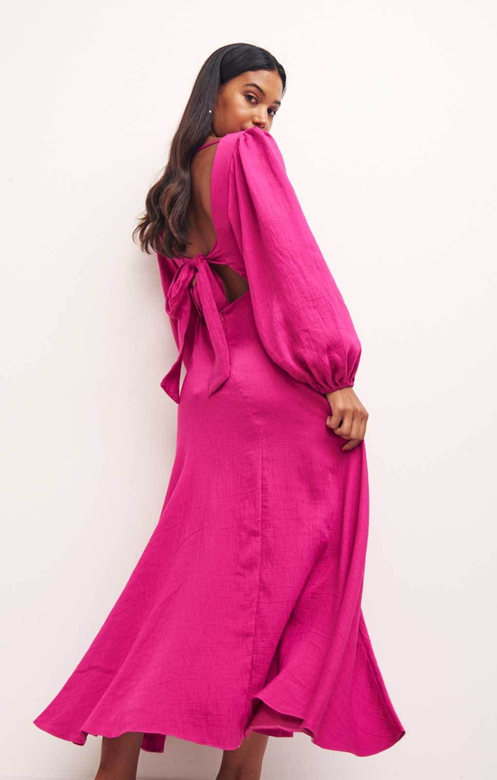 Nobody's Child Zola Pink Midi Dress
