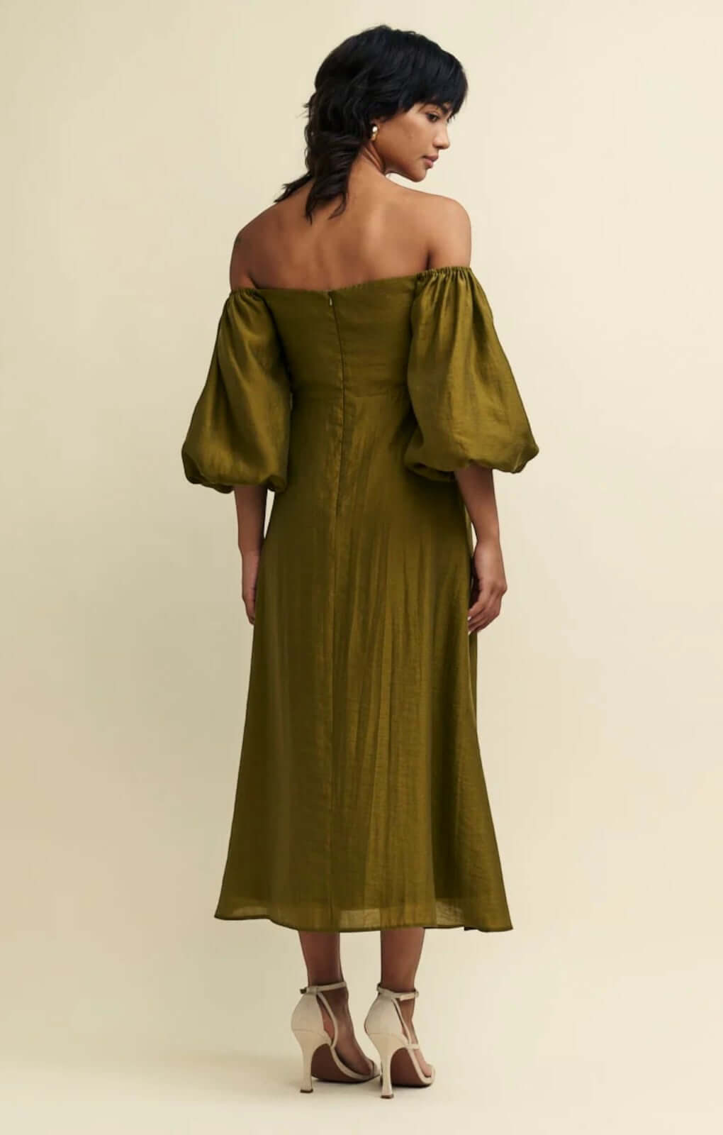 Nobody's Child Green Bardot Maxine Midaxi Dress