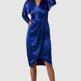 Closet London Navy Kimono Midi Dress
