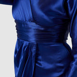 Closet London Navy Kimono Midi Dress