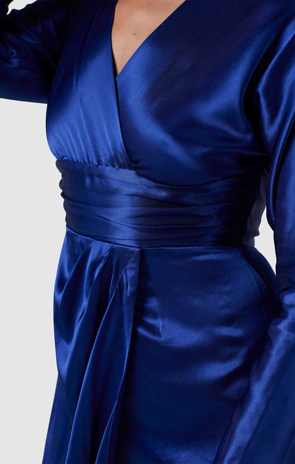 Closet London Navy Kimono Midi Dress