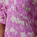 Closet London Pink Floral Print Panelled Midi Dress