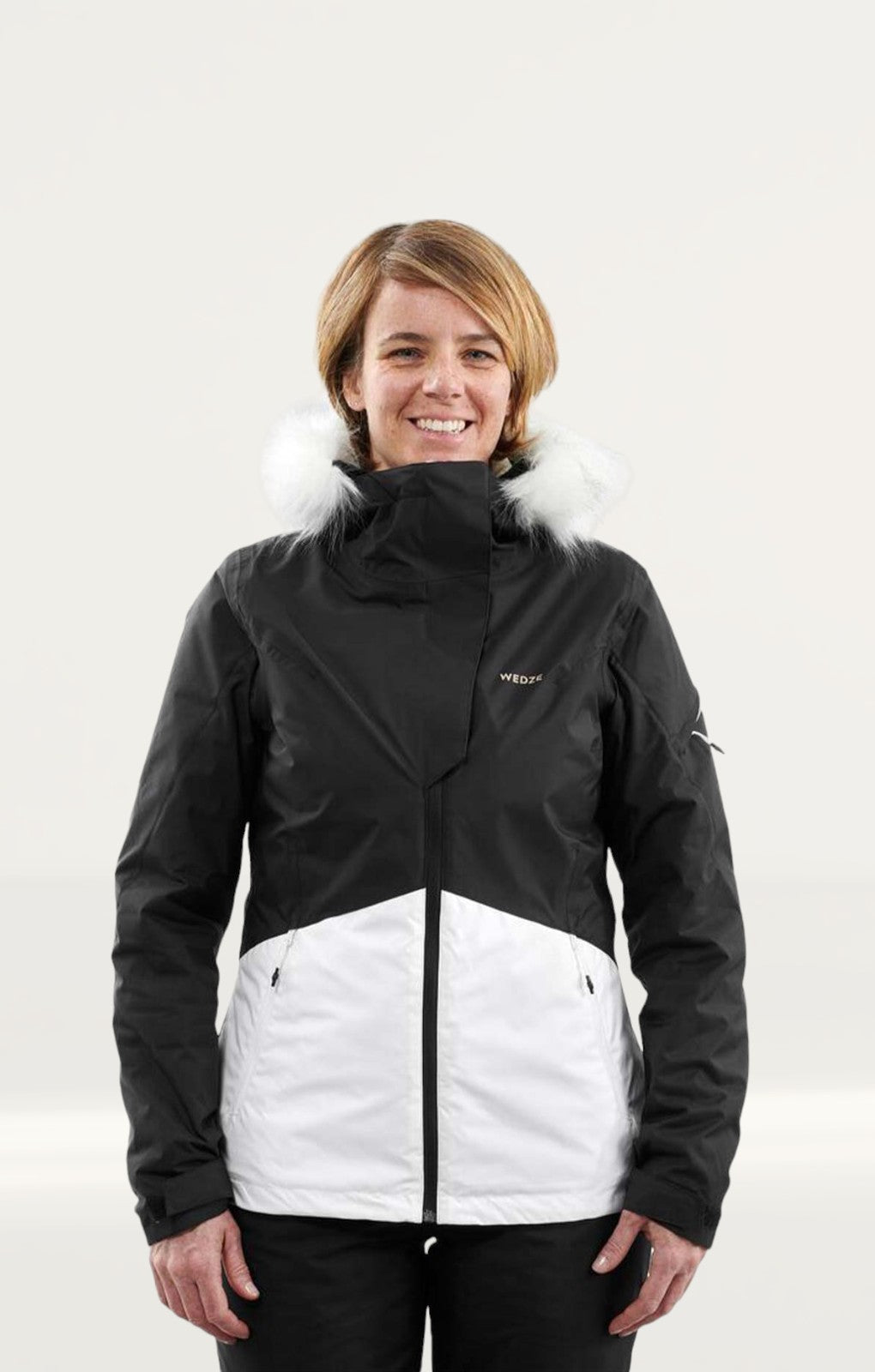 Rent Decathlon Black & White Women's Ski Jacket