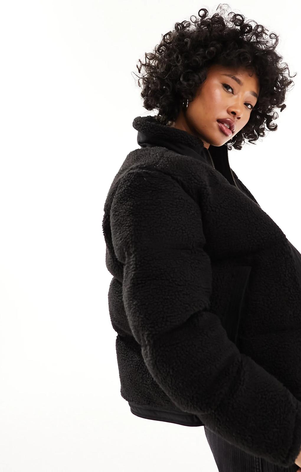 Dickies Mount Hope Borg Puffer Jacket In Black – coats & jackets by Dickies, available to rent from Hirestreet