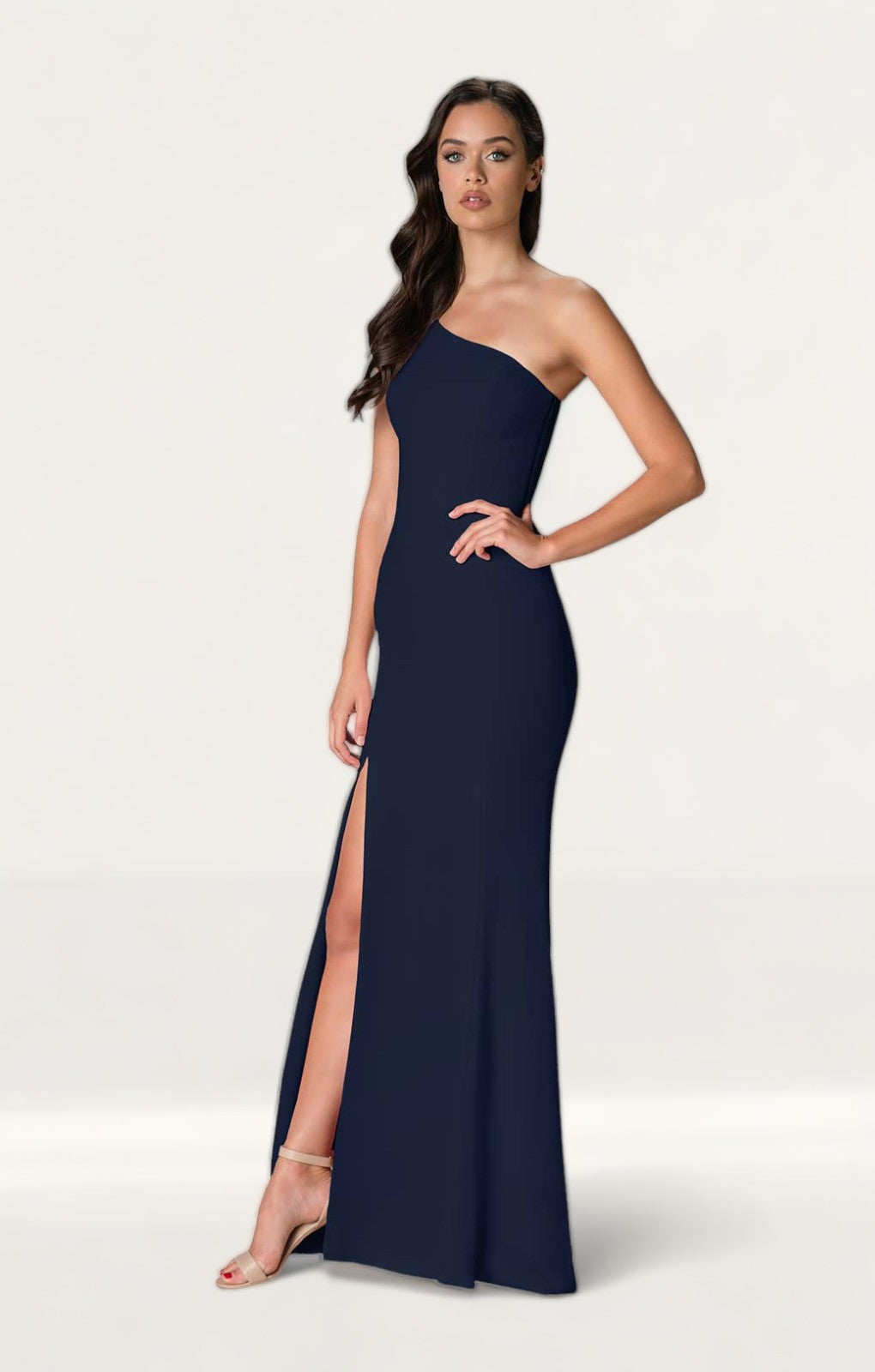 Dress The Population Amy Navy Maxi Dress