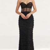 Dress The Population Black Grace Maxi Dress
