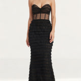 Dress The Population Black Grace Maxi Dress