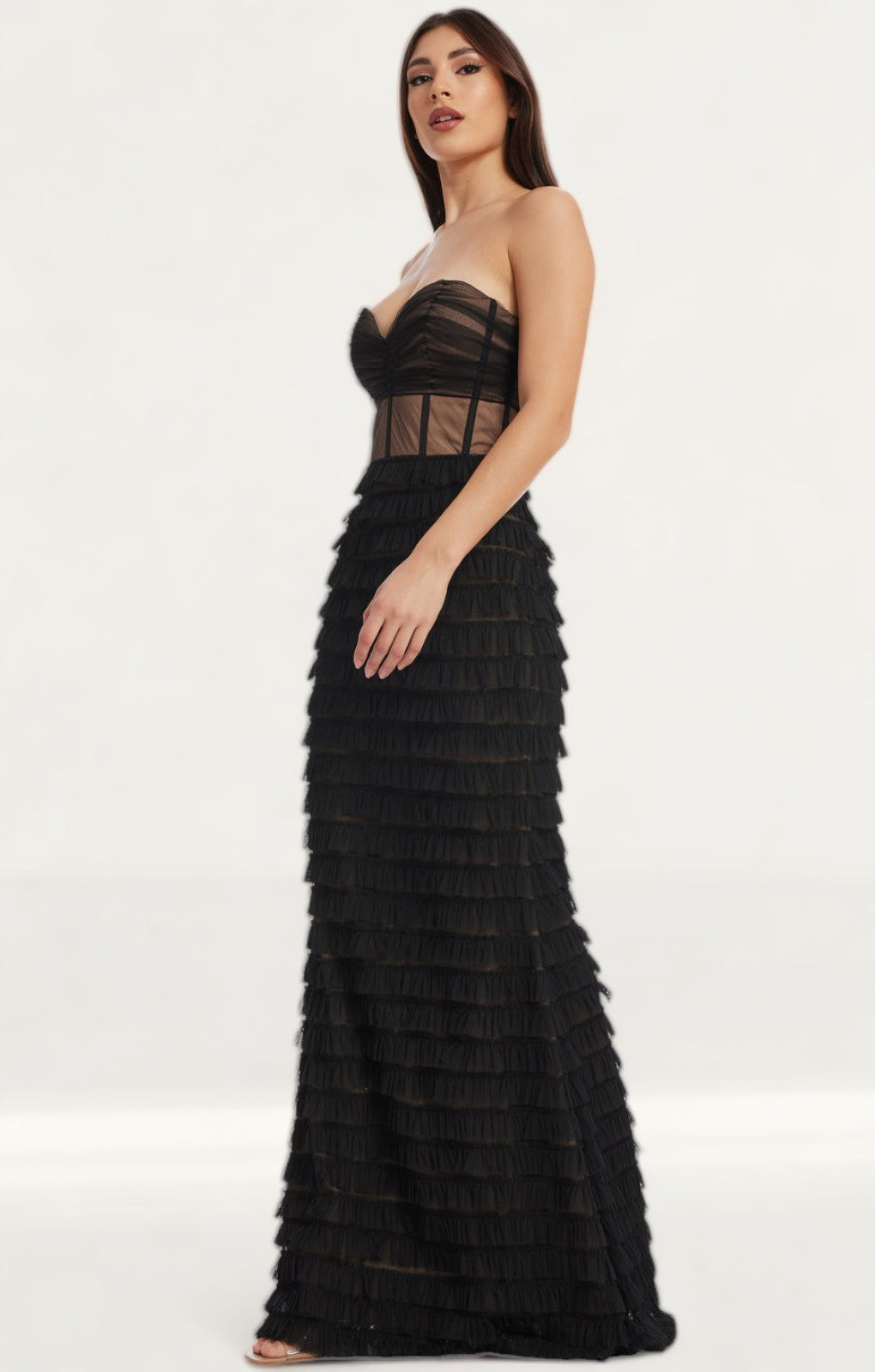 Dress The Population Black Grace Maxi Dress