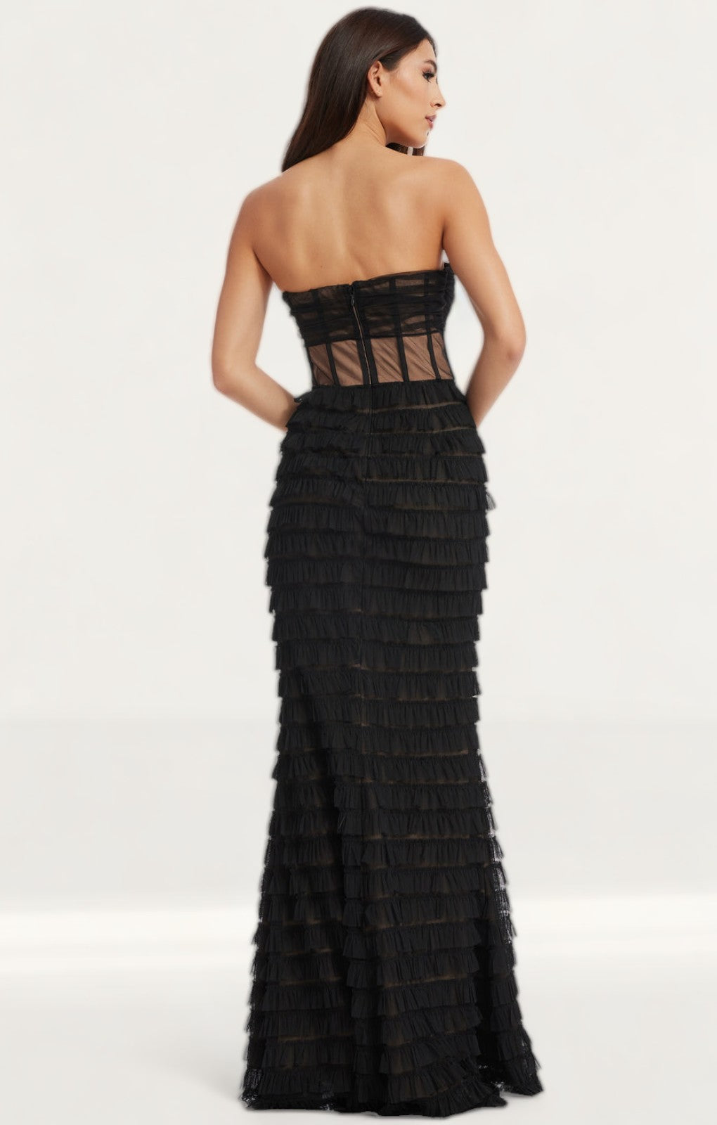 Dress The Population Black Grace Maxi Dress