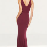 Dress The Population Burgundy Jordan Dress