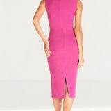 Dress The Population Elle Hisbiscus Pink Bodycon Midi Dress product image