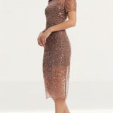 Dress The Population Mauve Lia Dress