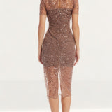 Dress The Population Mauve Lia Dress