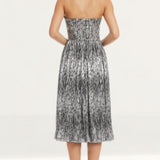 Dress The Population Silver Nadine Dress