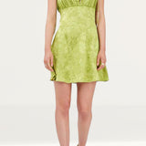 Finders Keepers Green Vacancies Mini Dress