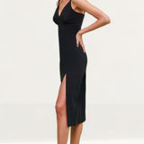 Finders Keepers Victoria Black Midi Dress