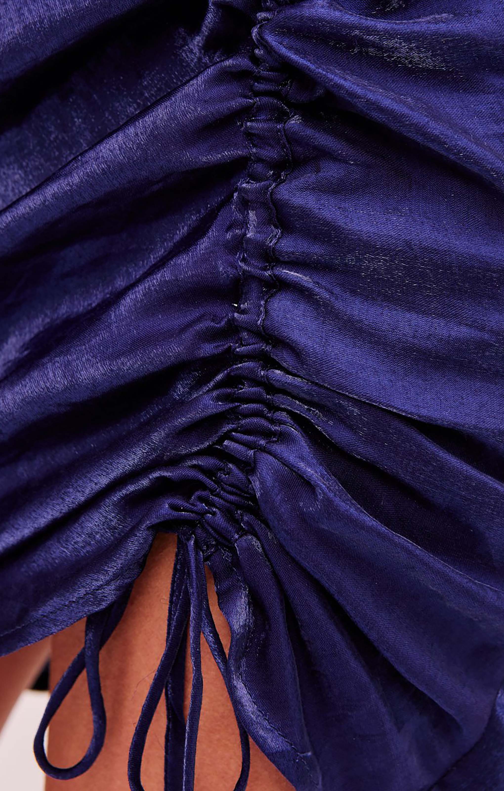Finders Keepers Yasmine Navy Dress